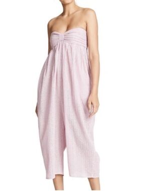 Marysia Resort Strapless Seashell Jumpsuit
